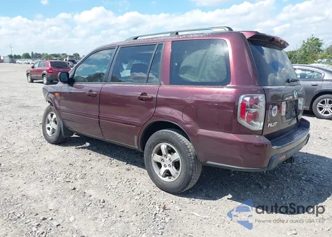 2007 Honda Pilot Ex-L z USA, uszkodzony, nr VIN 5FNYF28647B006319